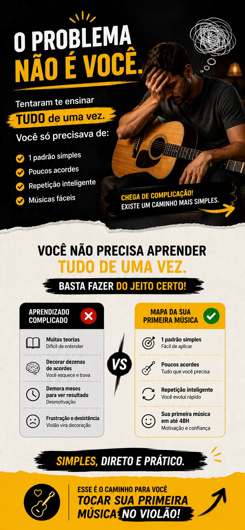 O problema não é você, existe um caminho mais simples